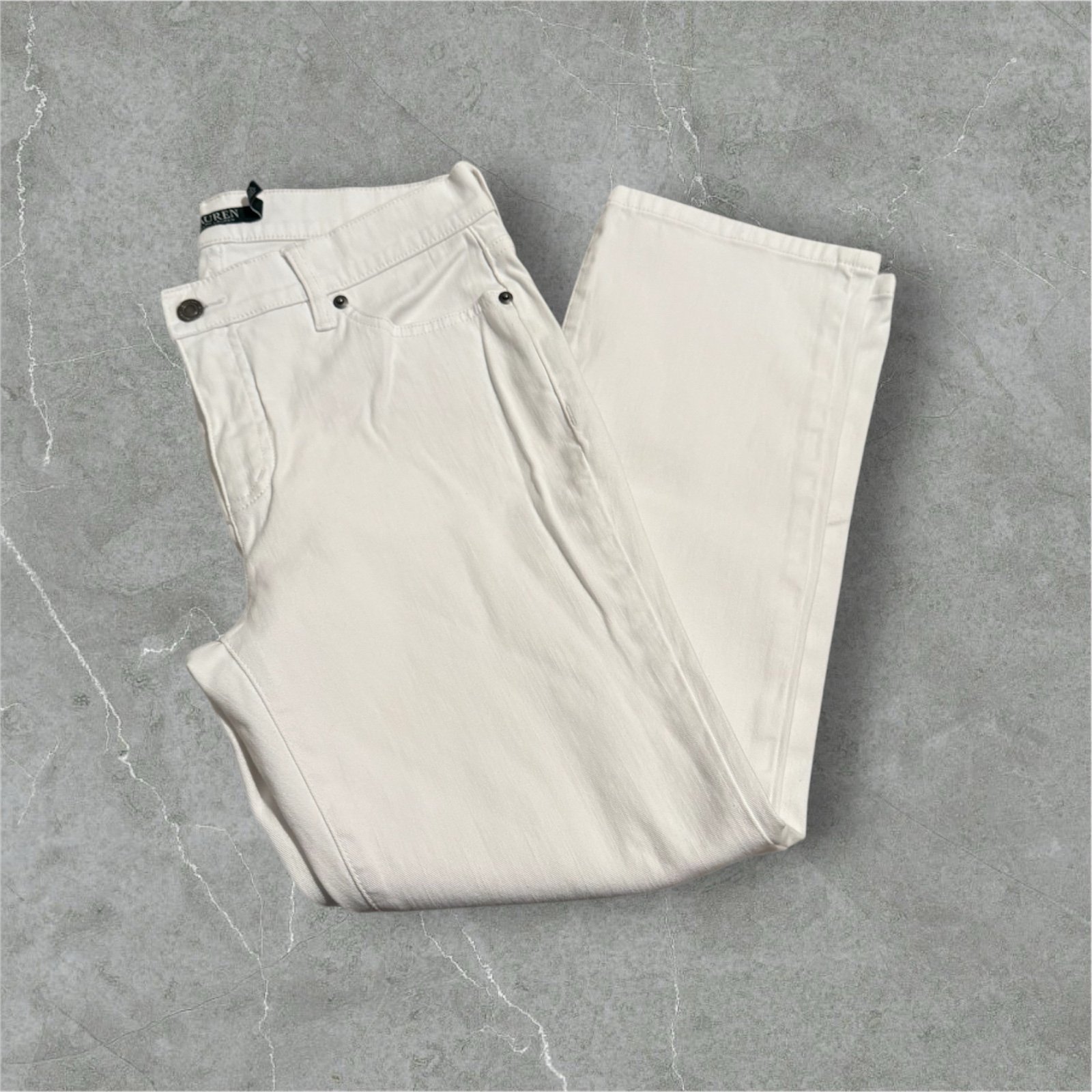 Lauren Ralph Lauren White Jeans