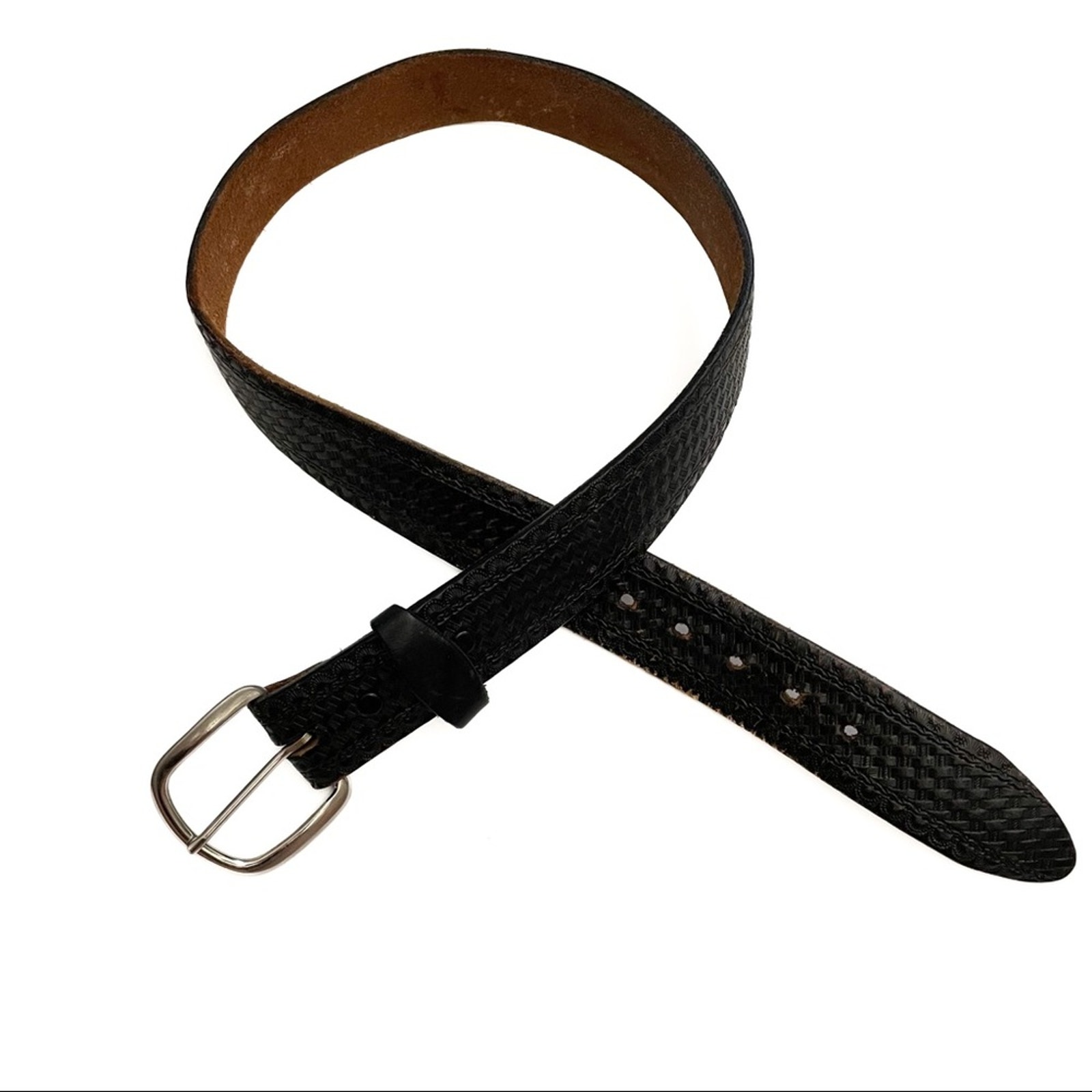 Bald Eagle Sun Genuine Leather Tooled Belt Small