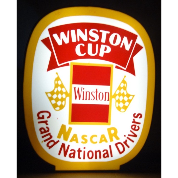 Winston Cup NASCAR Grand National Drivers Illuminated LED Sign With USB Power