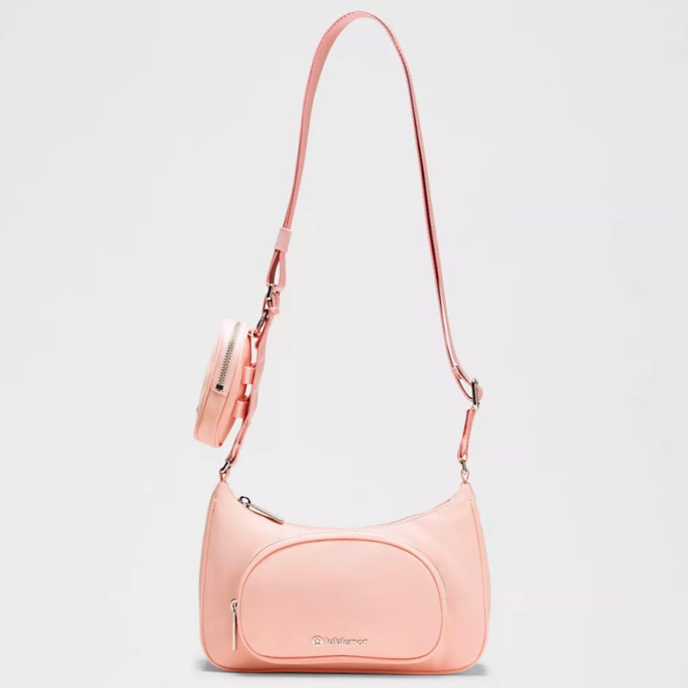 NWT Authentic Lululemon Athletica Crossbody with Nano Pouch Bag in Flush Pink