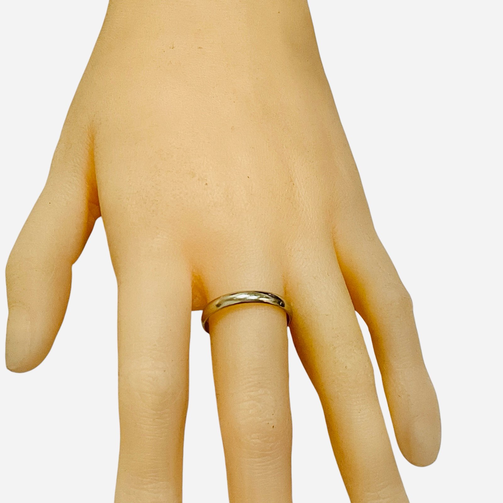 10k White Gold Wedding Band