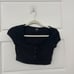 Alo Yoga Blissful Henley Ribbed Bra Top