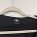 Alo Yoga Blissful Henley Ribbed Bra Top