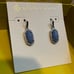 NWT Kendra Scott Ellie Stud in Blue Glow in the Dark
