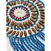 Vintage Native American Seed Bead 5 Medallions Necklace Wolf Willow & Ghost 21”
