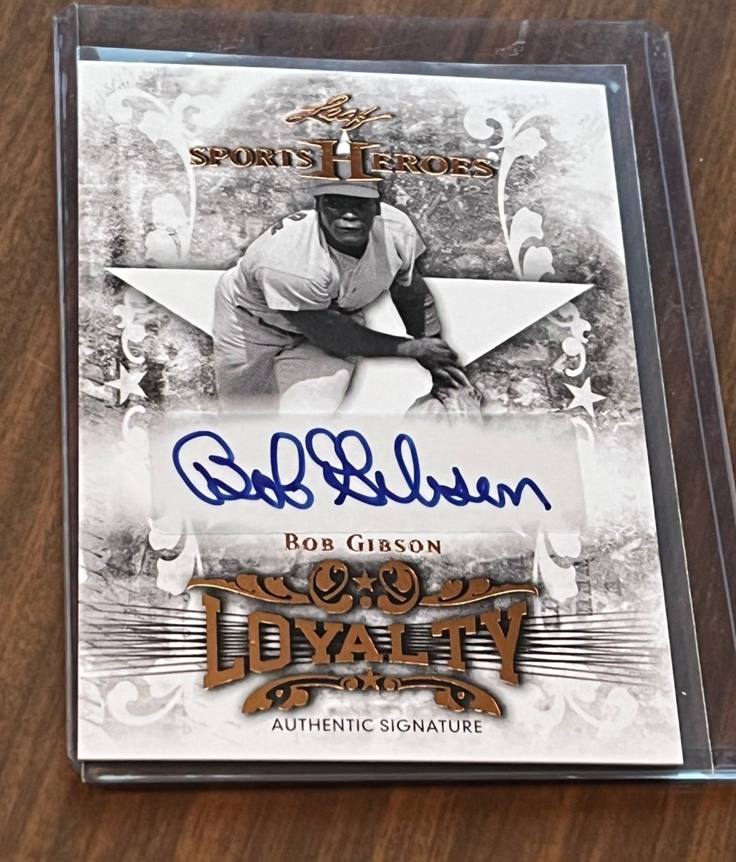Bob Gibson 2013 Leaf AUTO St. Louis Cardinals MLB HOF’er