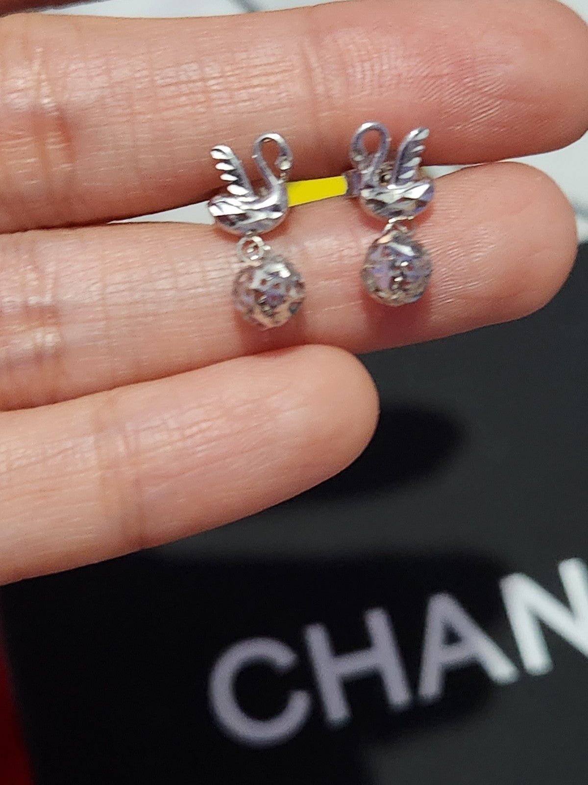 Au750 earrings