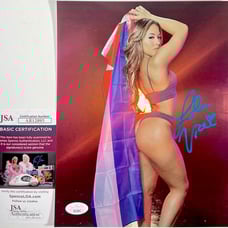 WWE NXT Lola Vice Signed 8x10 Photo A Valerie Loureda Autograph MMA JSA COA