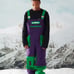 Men's RandomPow Unisex Mountain Discover Colorblock Snow Pants Bibs