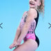 NWT GK gymnastics tumbling City Of Love Tank Leotard 2024 Paris Olympics AXS