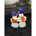 Vintage Fred Flintstone and Barney Rubble Salt & Pepper Shakers - Hanna Barbera