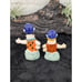 Vintage Fred Flintstone and Barney Rubble Salt & Pepper Shakers - Hanna Barbera