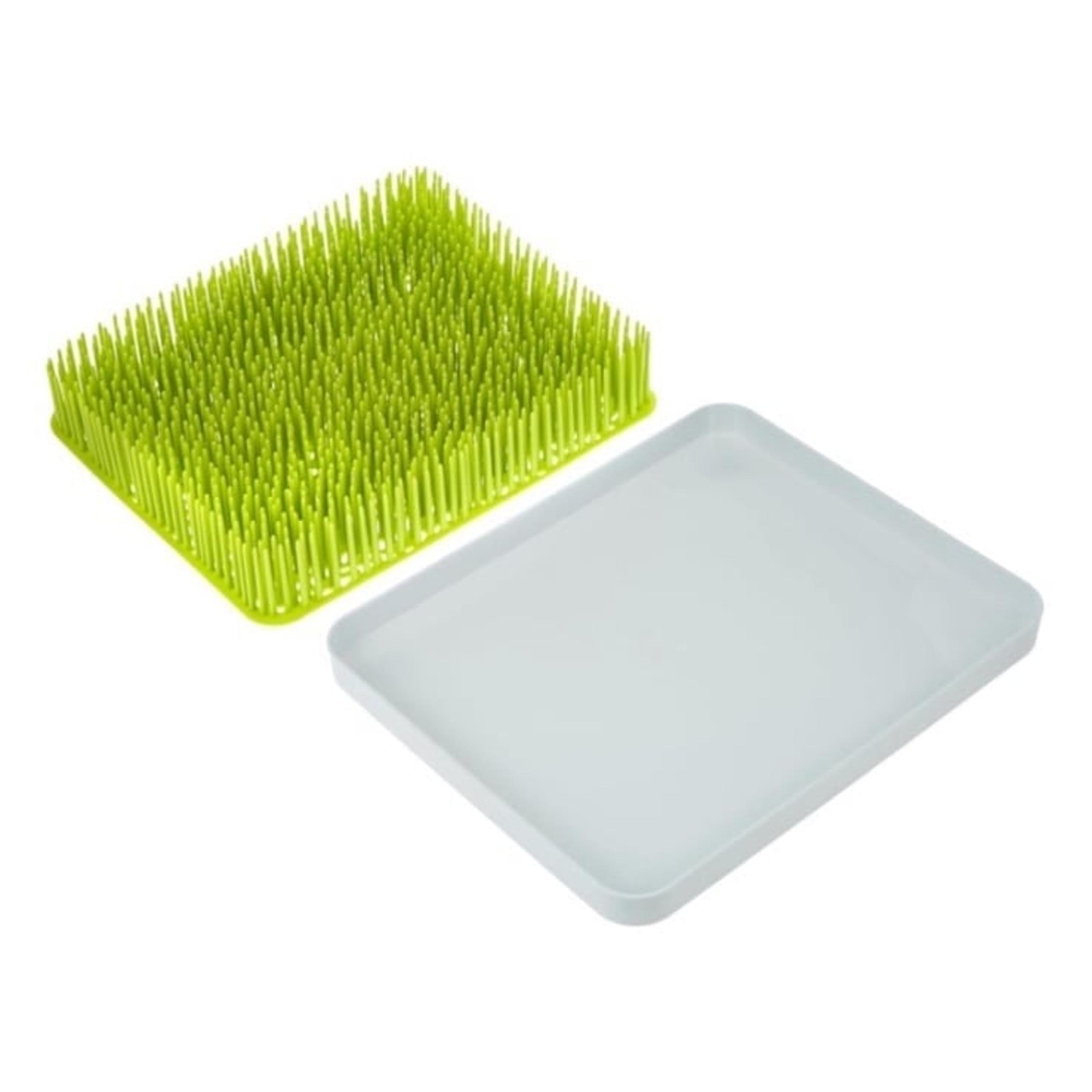 Boon Lawn Countertop Bottle Drying Rack Baby Green White BPA Free Hand Washing