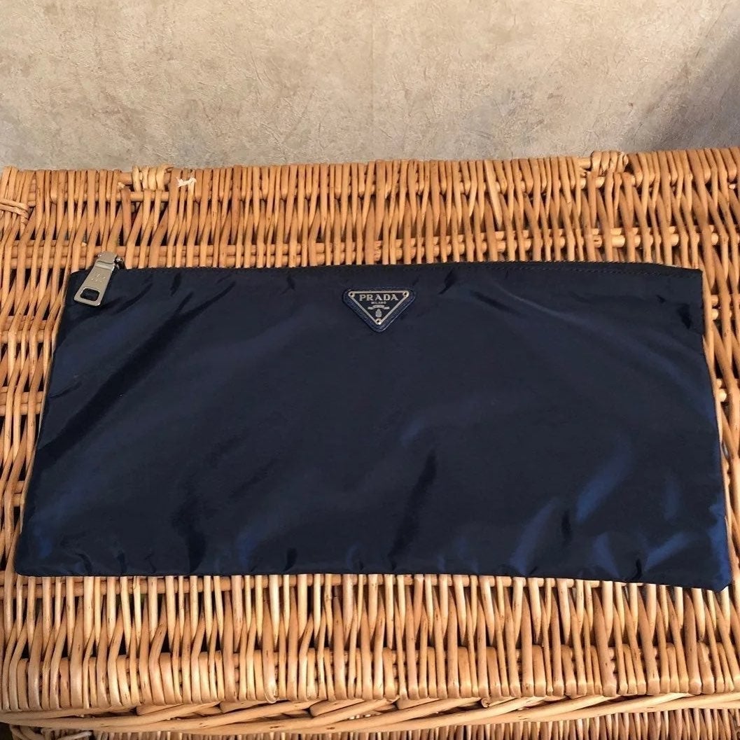 Authentic Prada makeup/clutch bag