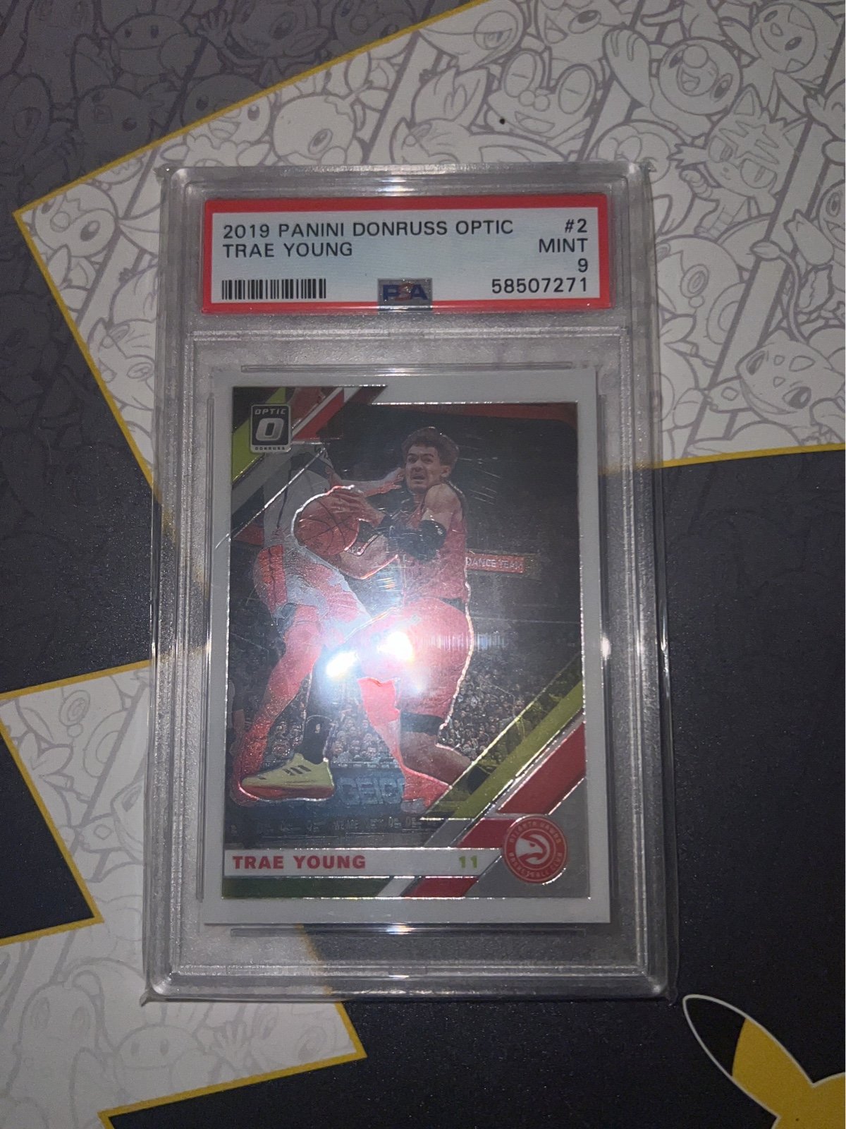 2019-20 Panini Optic Base Trae Young PSA 9