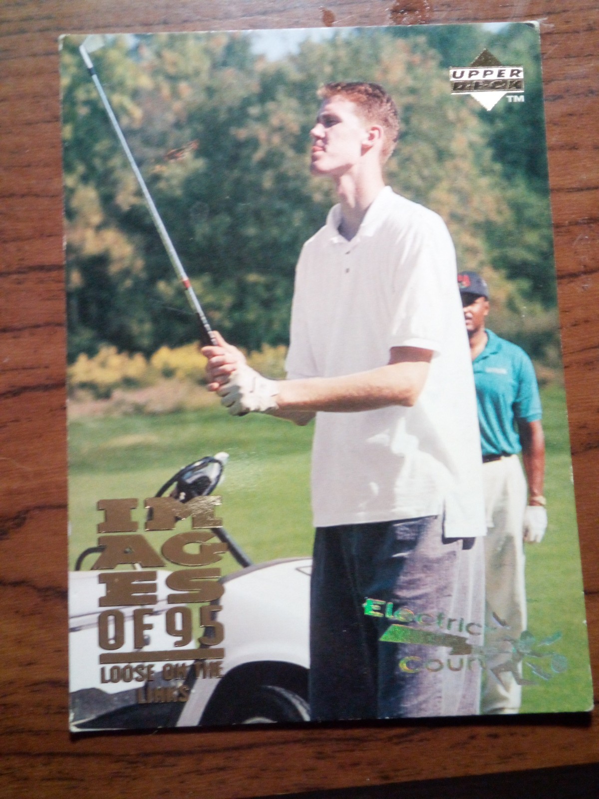 Shawn Bradley electric court golf card
