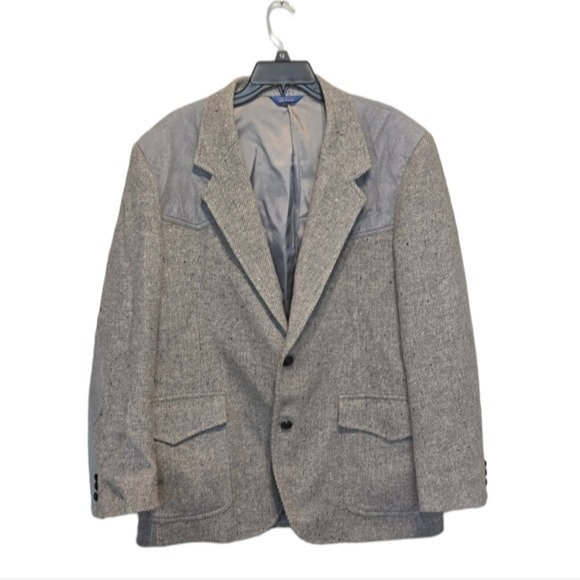 Pendelton Mens 100%Pure Virgin wool Jacket 2 button sz 44 blazer
