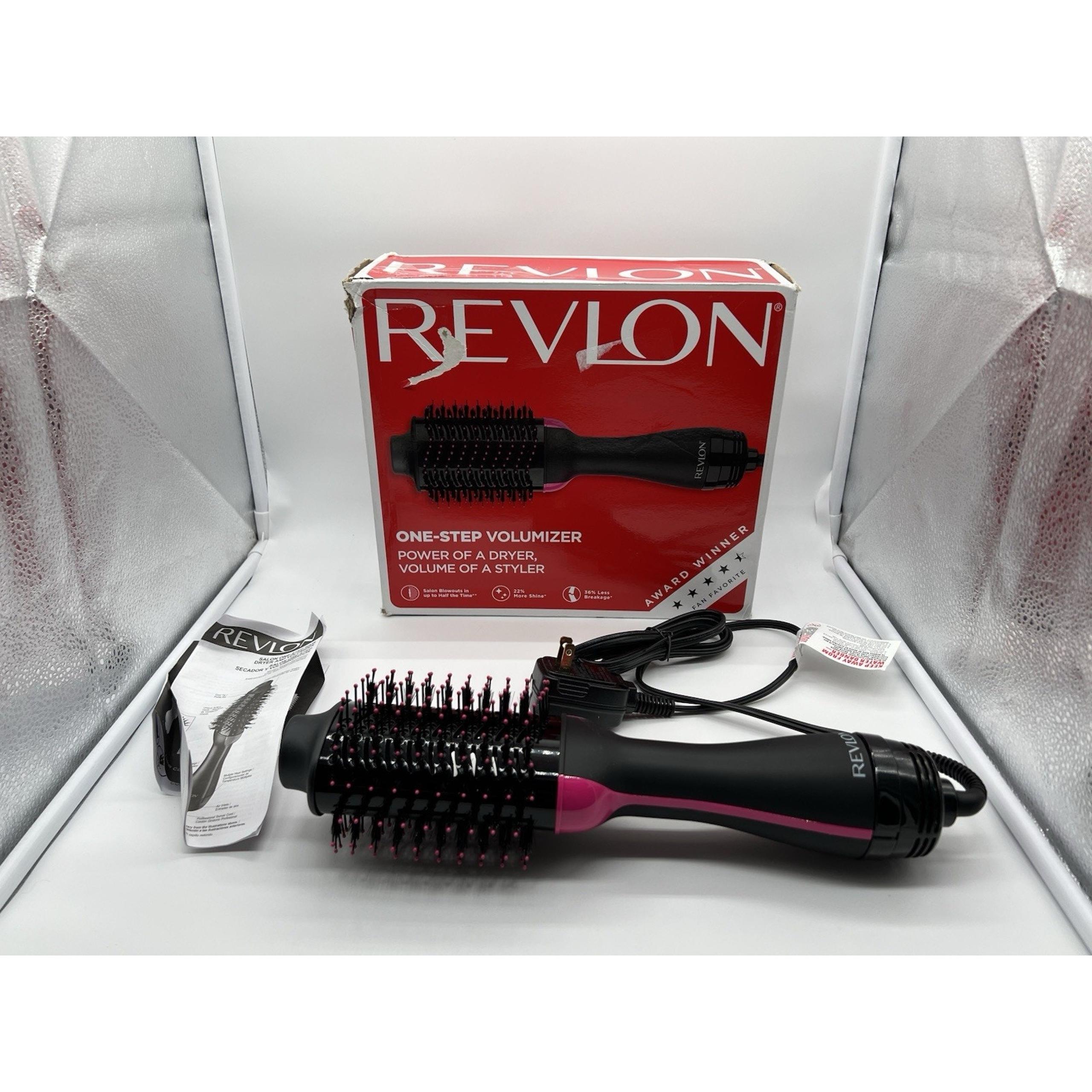 Revlon One-Step Hair Dryer Volumizer Hot Air Brush Black RVDR5222