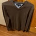 Tommy Hilfiger mens size large chocolate color sweater
