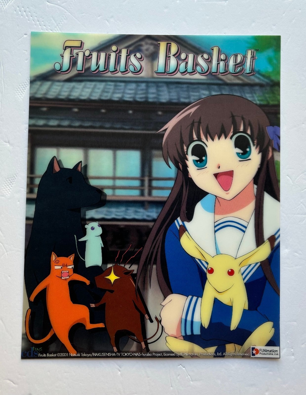 Fruits basket Tohru Honda 3D lenticular poster Kyo Yuki