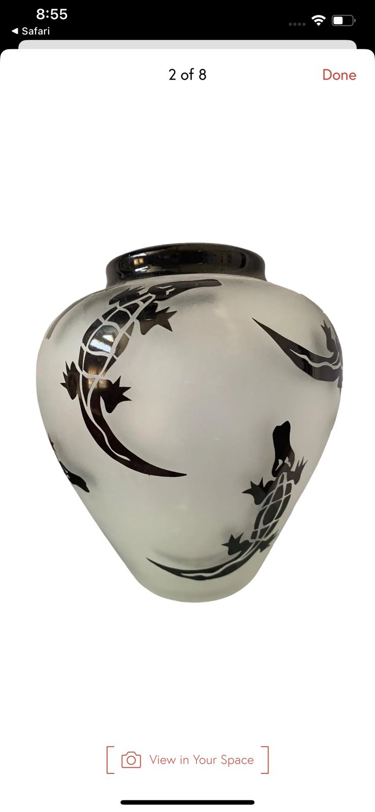 Steven Correia Art Glass Vase