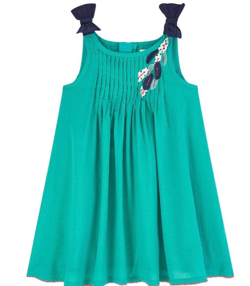 Catimini Pleated Voile Dress