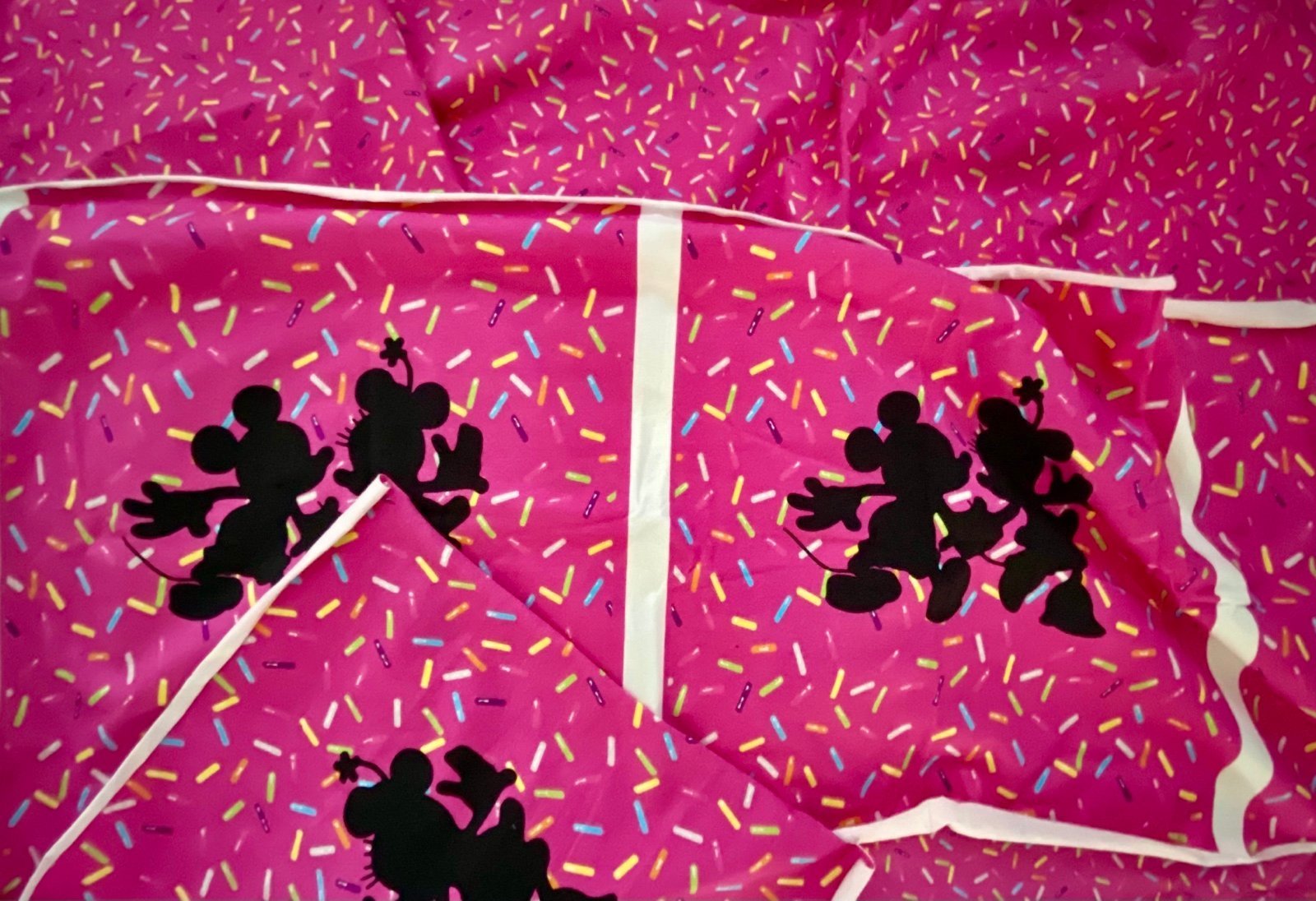 Mickey Print Custom Cotton Lycra Fabric- 1 yd plus