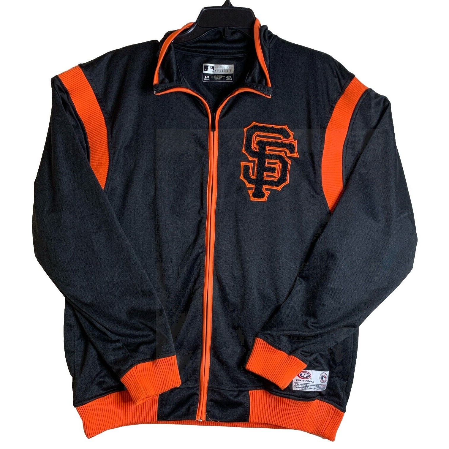 San Francisco Giants jacket-Mid-weight-Full-Zip-L-True Fans Series, Vintage.