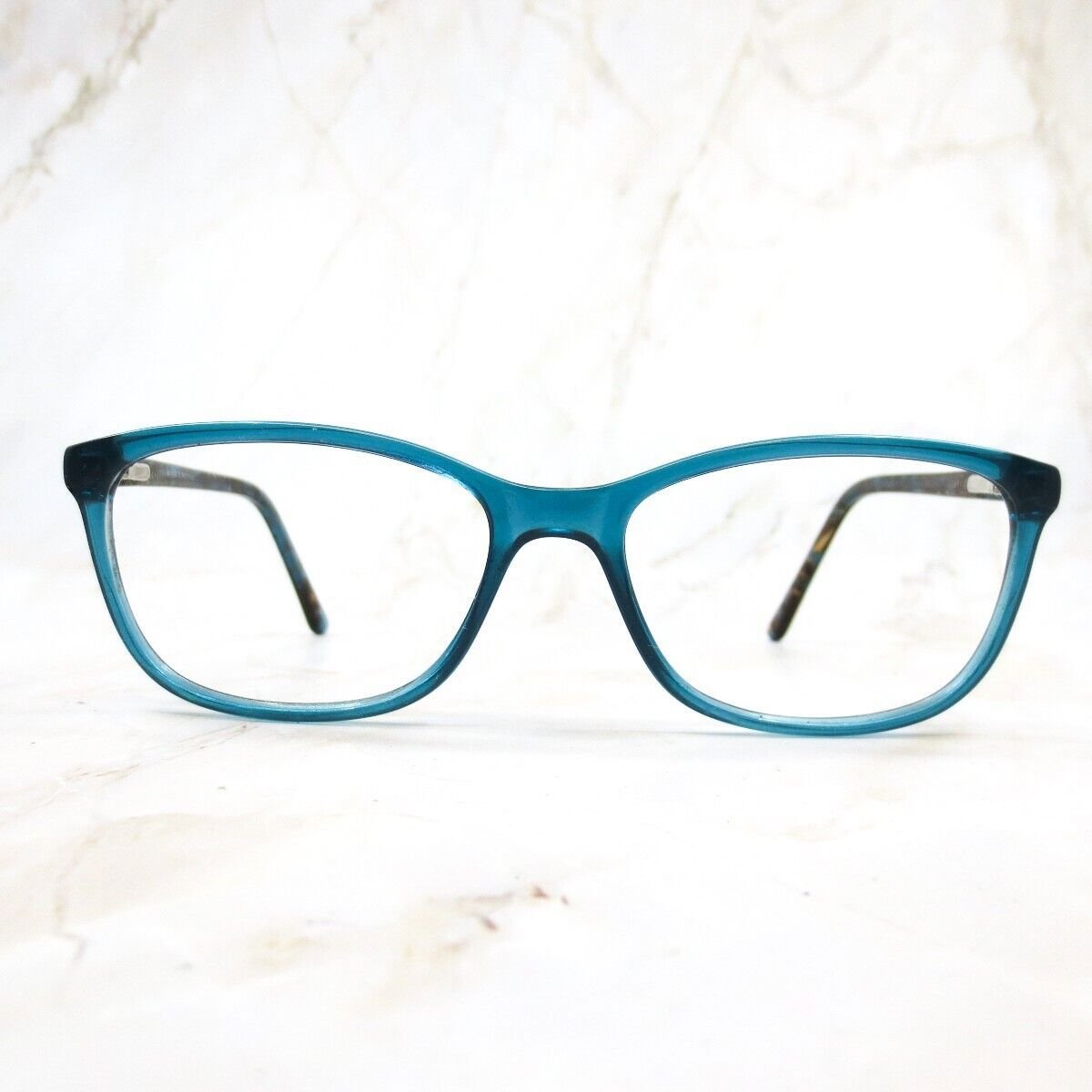 Eyeglasses Frame WP 8105 Women's Teal Plastic Full Rim Rectangular 54-17-140