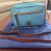 Dooney & Bourke light blue camera bag