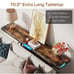 70.9 Extra Long Console Table, 4-Tier Modern Gold Entryway Table