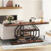 70.9 Extra Long Console Table, 4-Tier Modern Gold Entryway Table