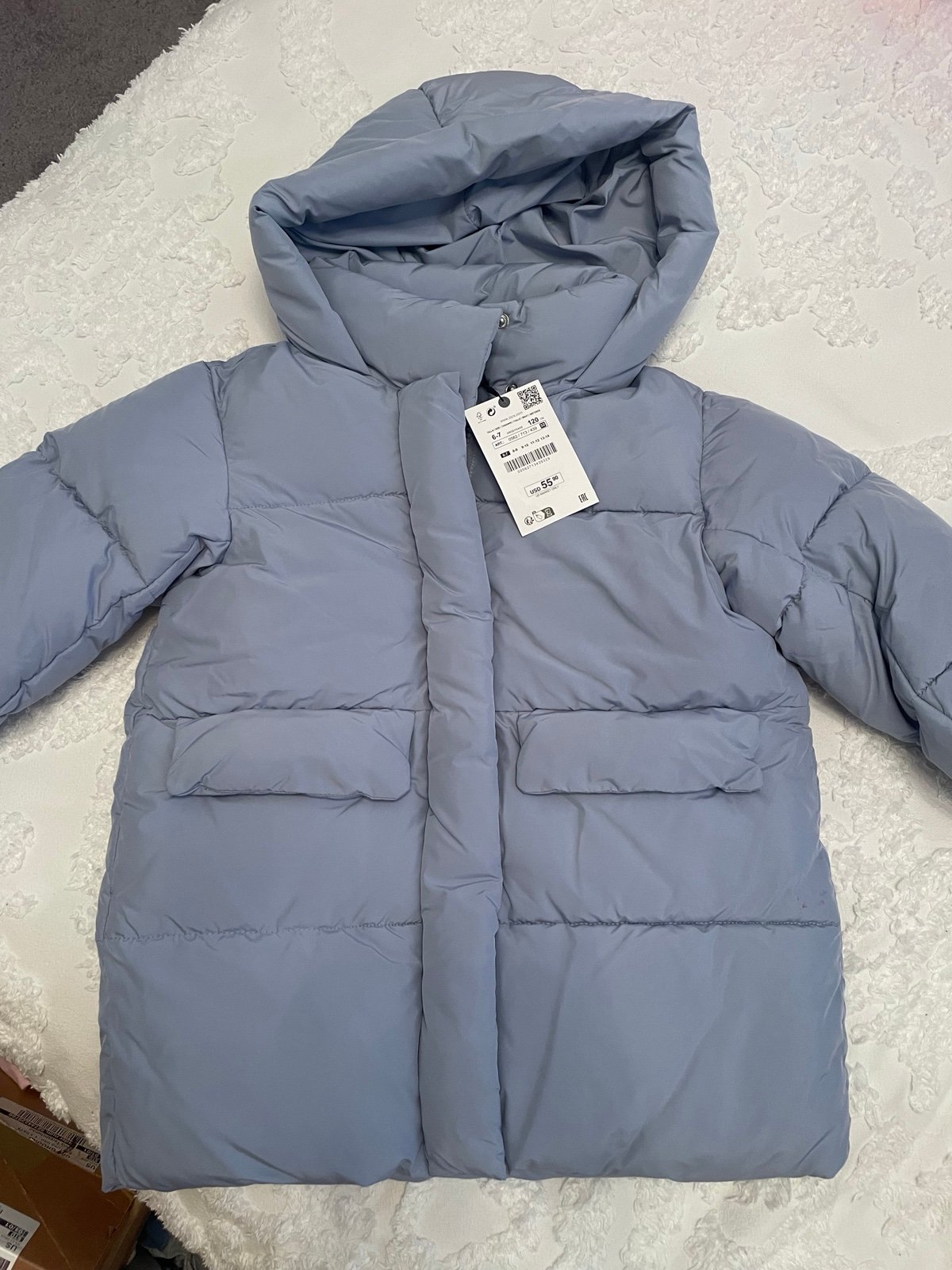 Zara winter coat size 6-7