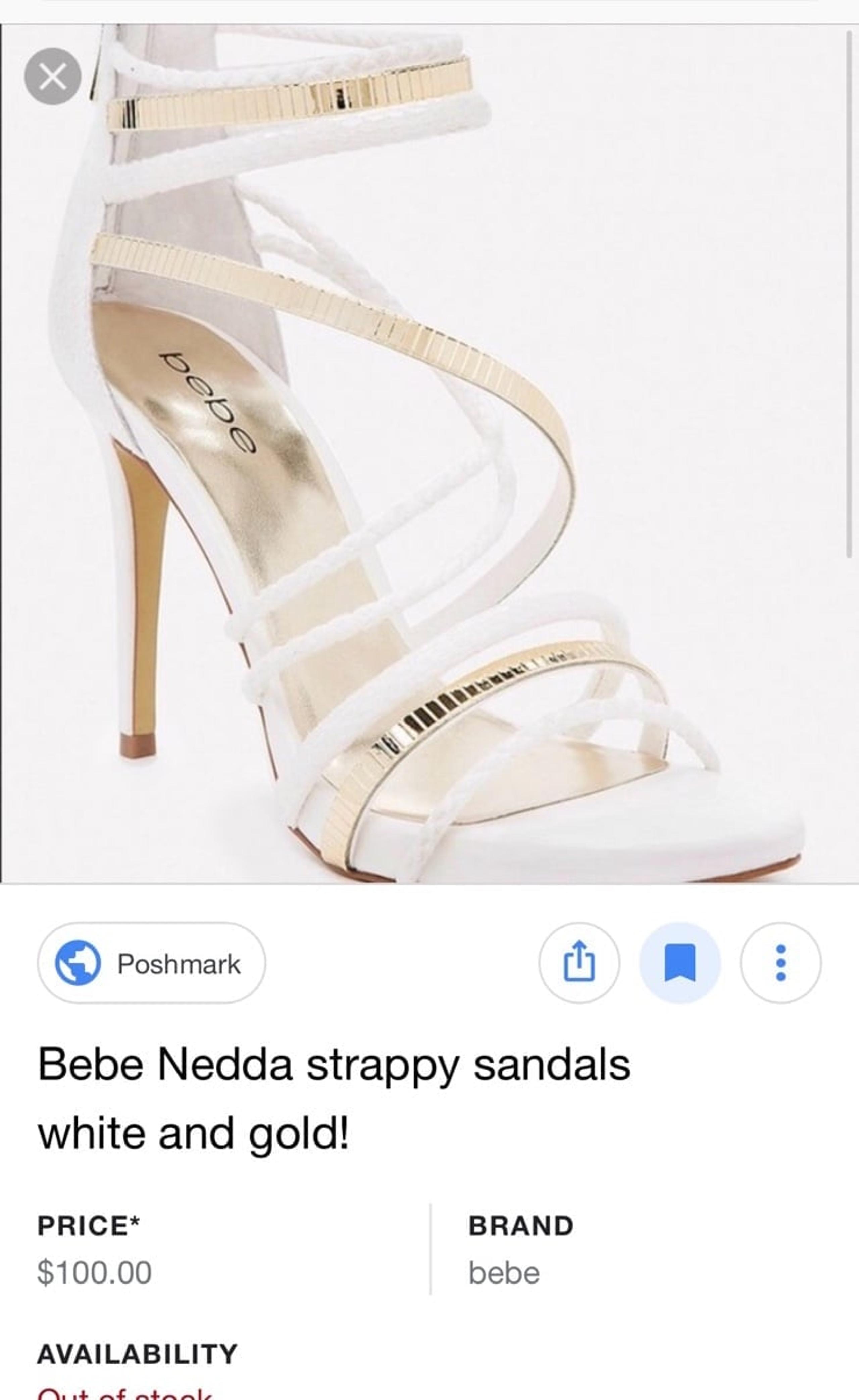 Bebe Nedda strappy sandals