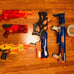 Nerf Gun Collection with Ammos