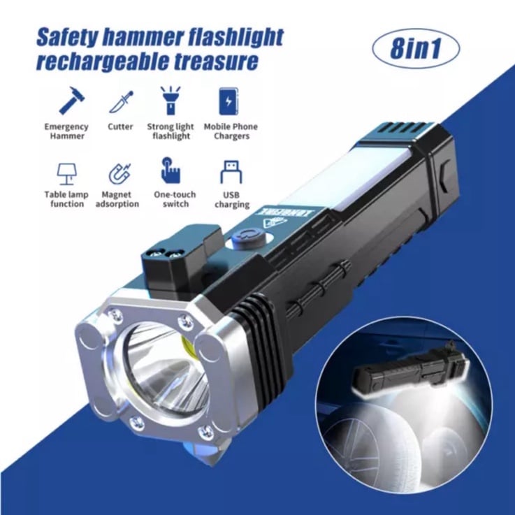 Super Bright LED Torch Flashlight Tactical Camping Outdoor Lamp USB Rechargeable
