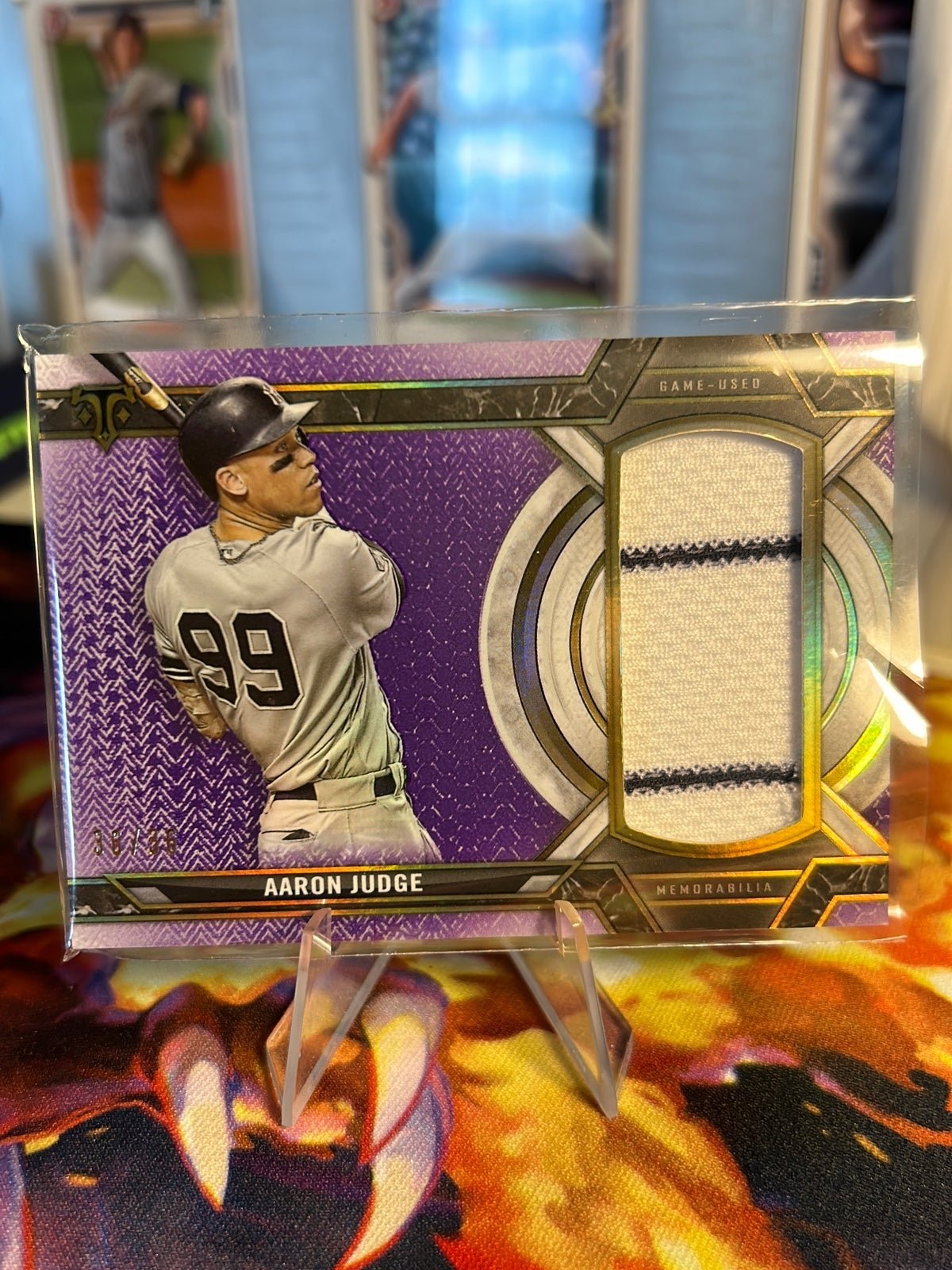 2021 Topps Triple Threads Aaron Judge Game Used Relic