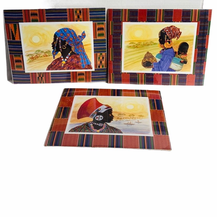 3 NWOT Bernard fine art African American