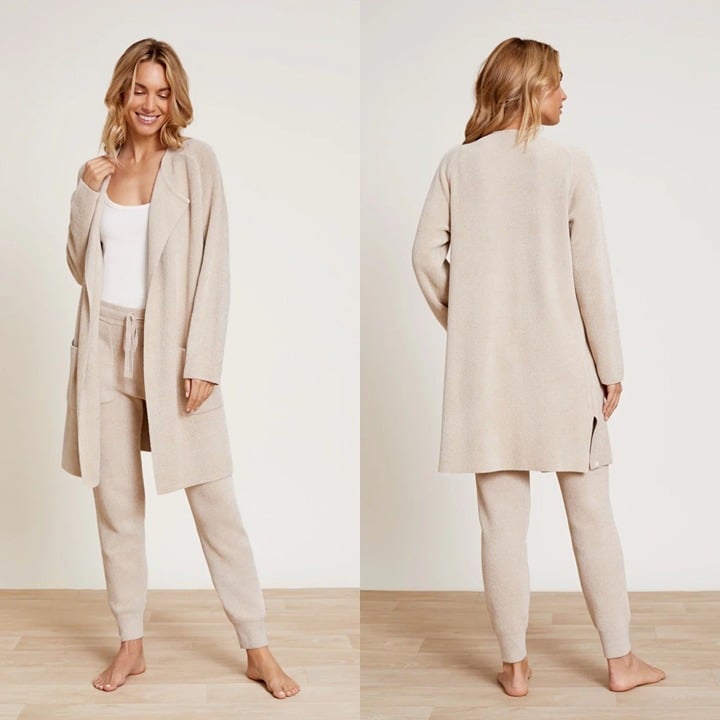 Barefoot Dream CozyChic Ultra Lite Wide Collar Jacket Large