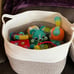 XXXL Large Cotton Rope Basket (22 x14 ) 100% Natural Cotton! Rope B