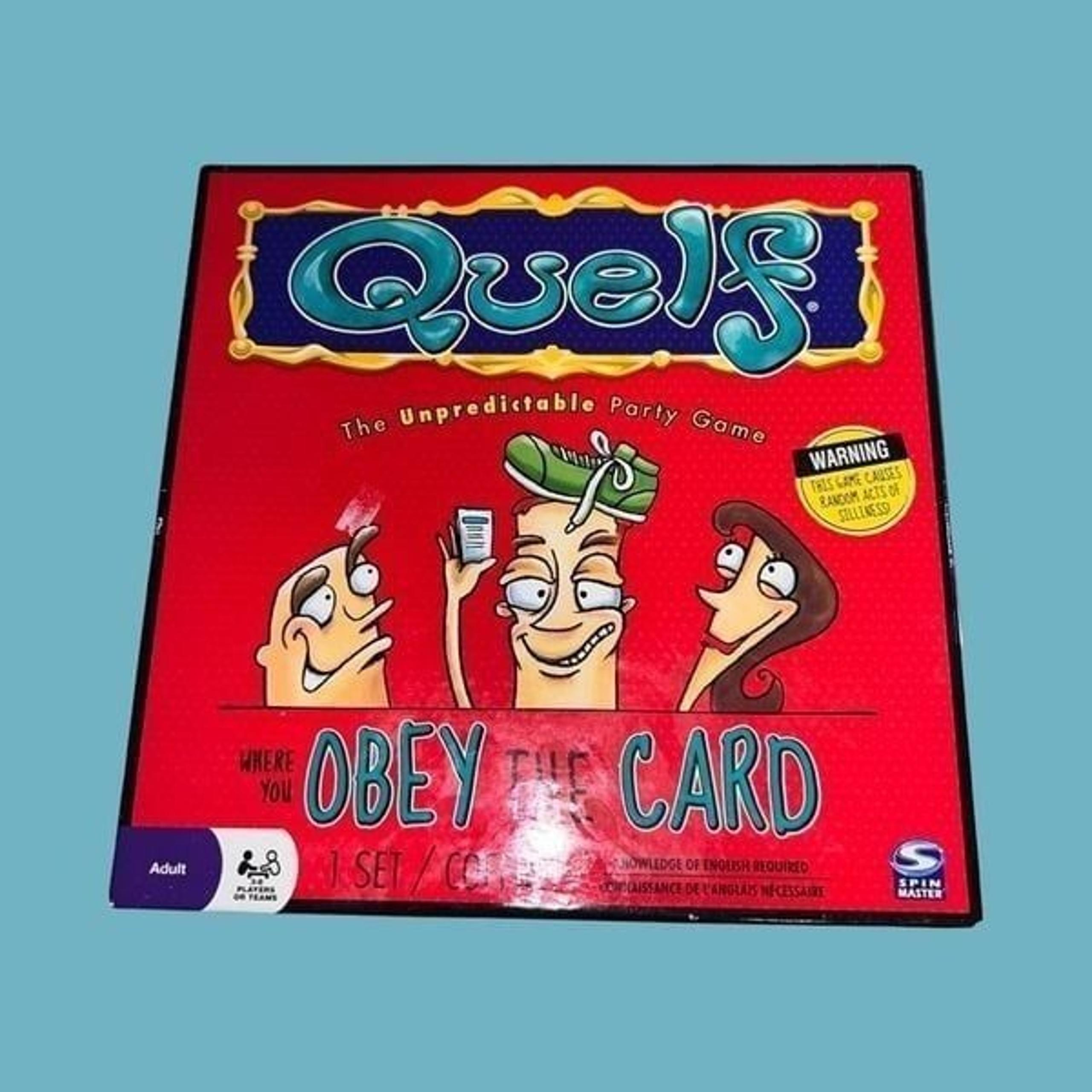 Spin Masters Quelf Board Game COMPLETE