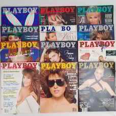 Playboy Magazine 1987 lot of 12