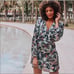 Johanna Ortiz X H&M Green Tropical floral Dress Size XS