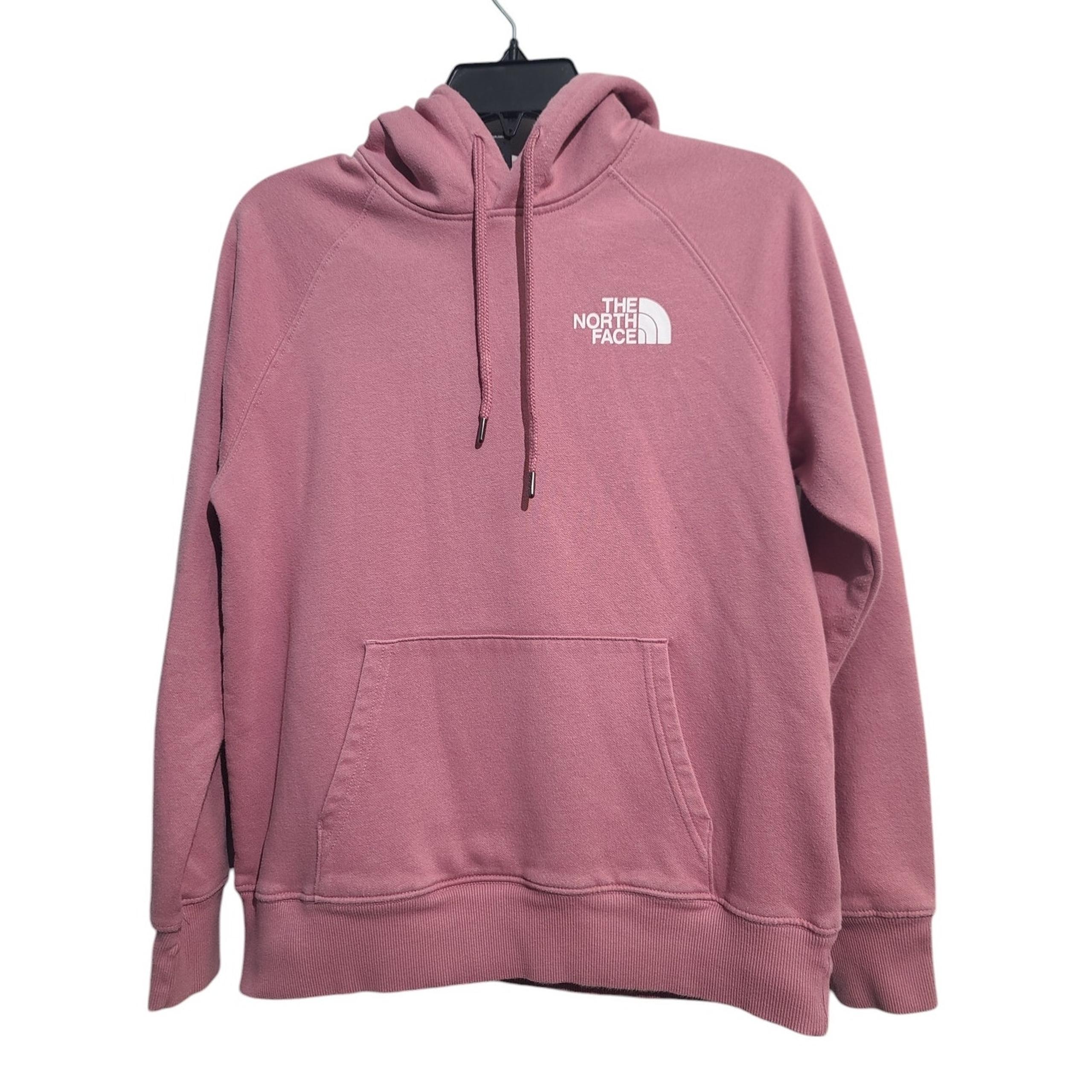 North Face Women's Pink Graphic Hoodie