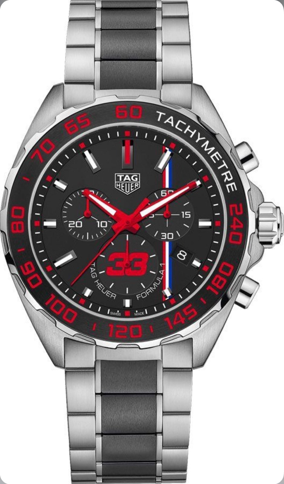 Max Verstappen 33 Tag Heuer Formula1 special edition Watch CAZ101U.BA0843 Quartz