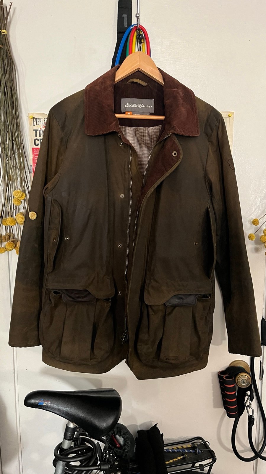 Eddie Bauer waxed mackinaw