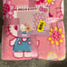 Hello Kitty pink love & flowers valentines TWIN blanket