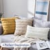 Set of 2 Decorative Boho Throw Pillow Covers 16x16 Inch