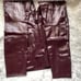 SPANX Faux Patent Leather Leggings Ruby XS