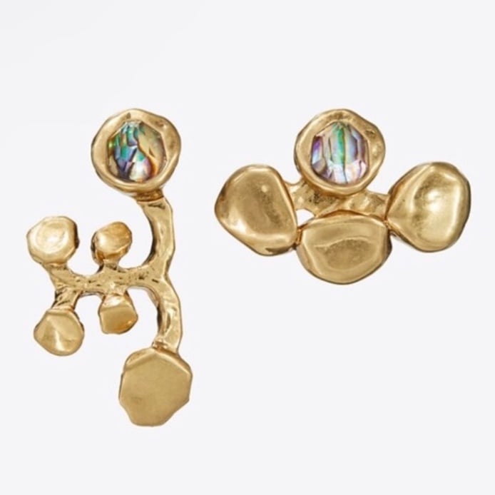 Tory Burch Brutalist Mismatched Earrings